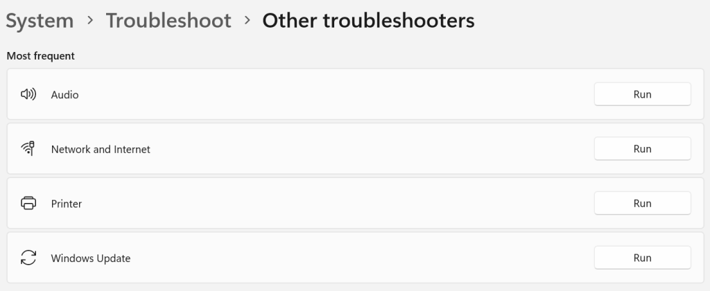 Printer troubleshooter