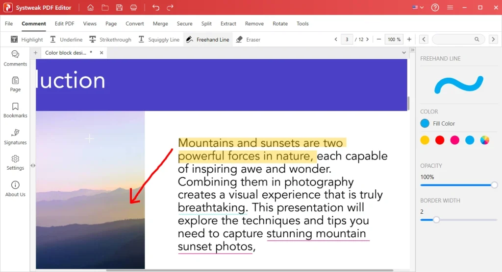 Systweak PDF Editor