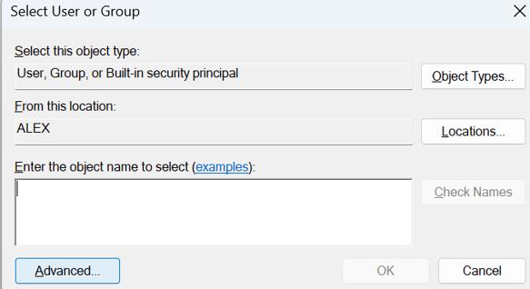 Select User