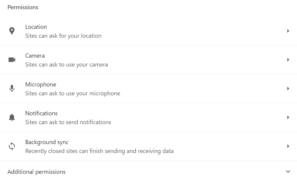 Site Settings