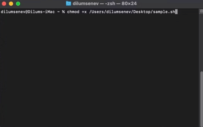 Terminal application