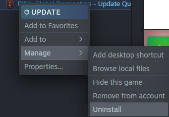 Uninstall