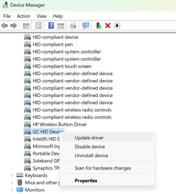Update driver option