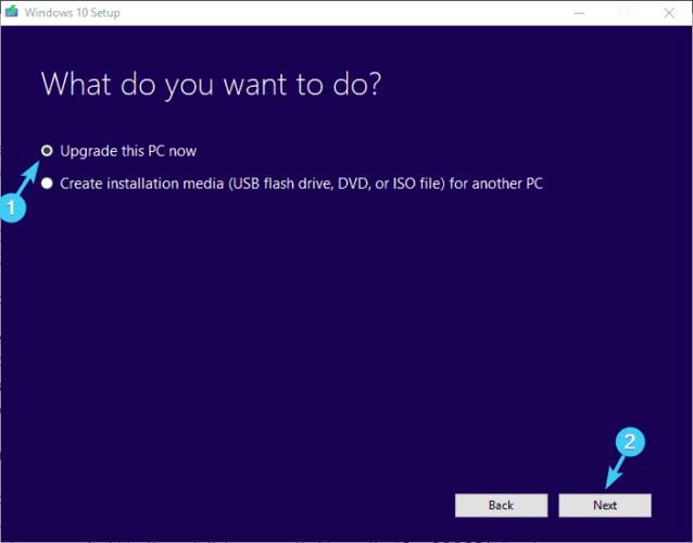 Upgrade this PC now