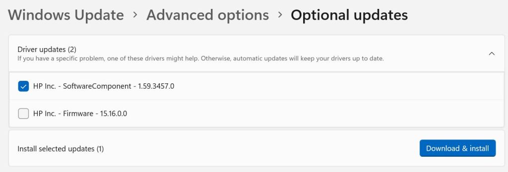 click on the Download & Install button