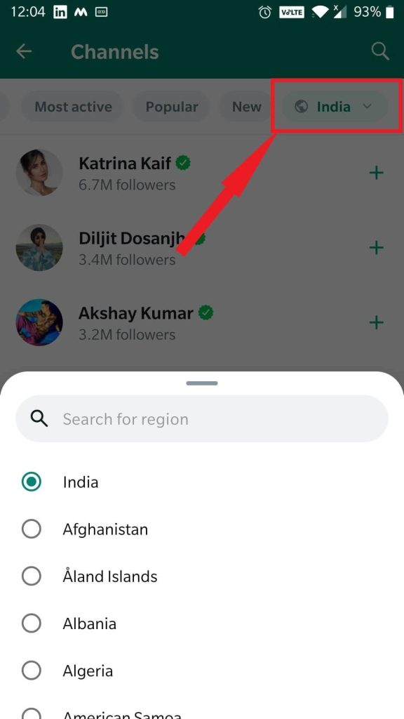 country-specific channels