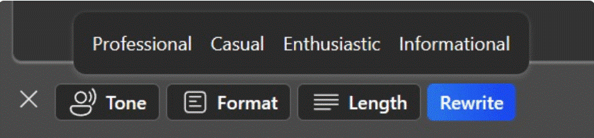 customization options