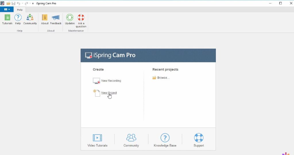 iSpring Cam Pro interface