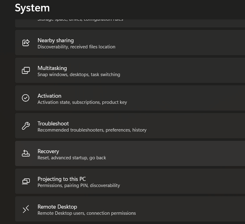 system