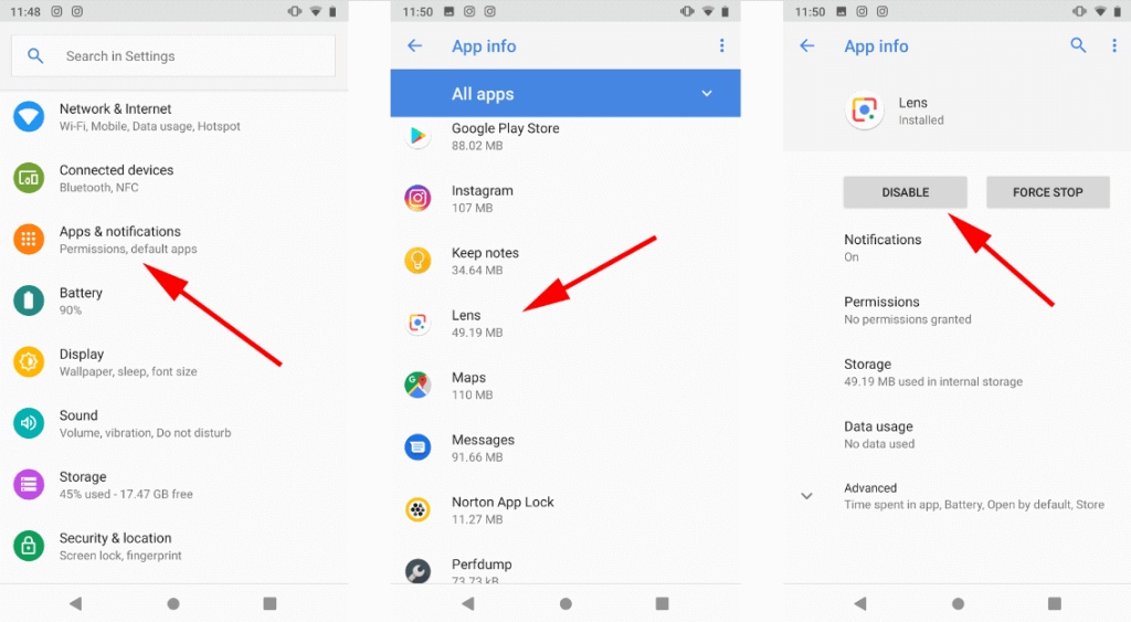 unfamiliar apps