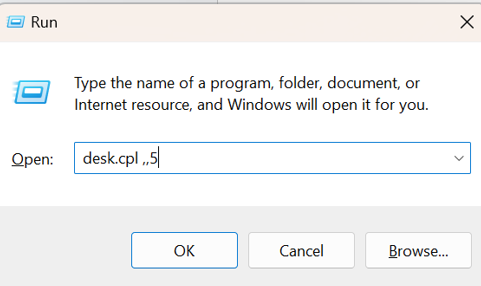 windows run box