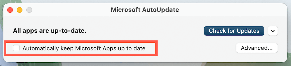 Automatically keep Microsoft apps update