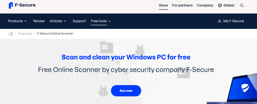 F - Secure Online Scanner