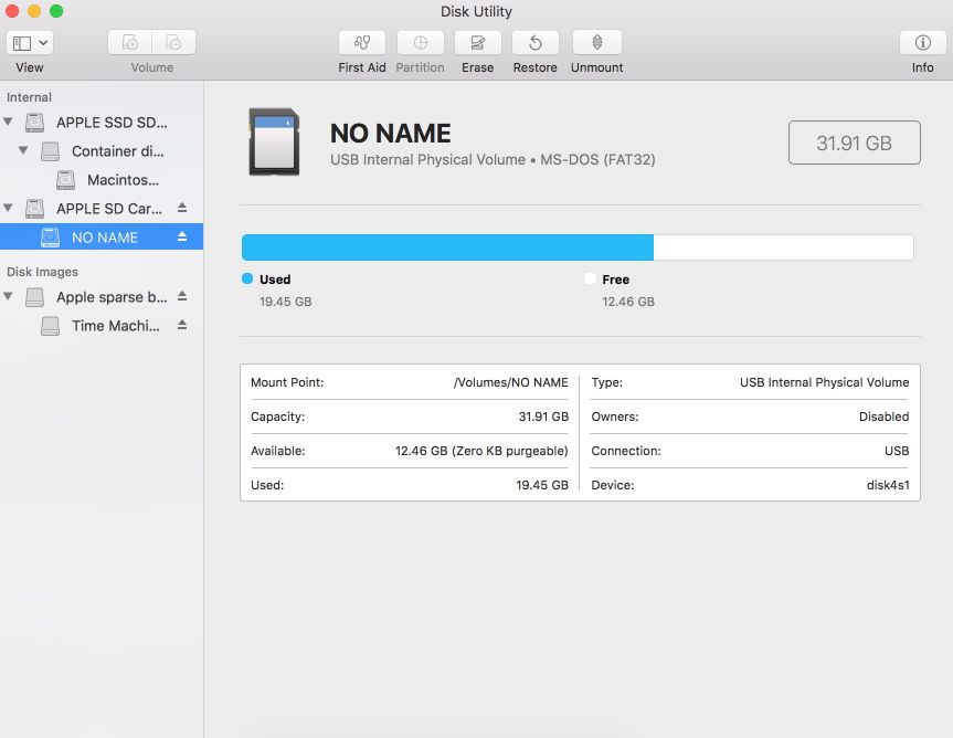 Identify the Correct SD Card