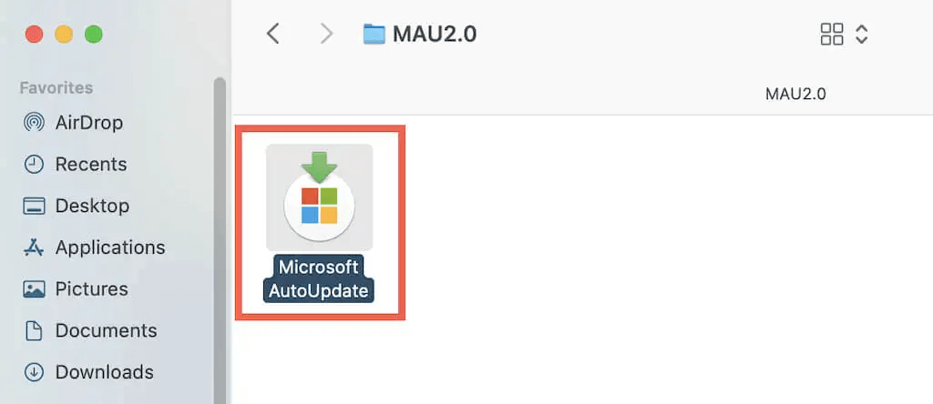 Microsoft AutoUpdate