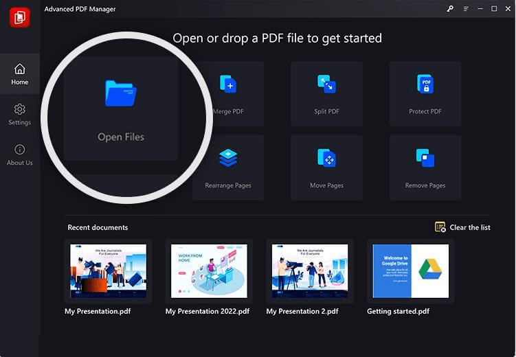 PDF manager