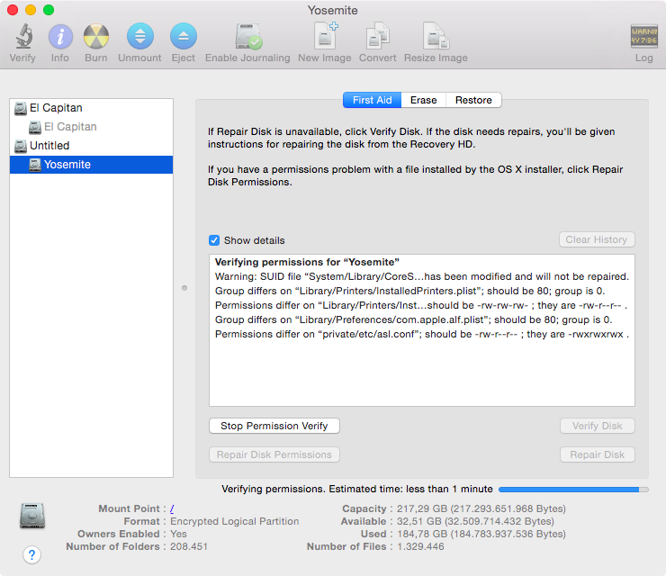 Reset File Permissions on Your Hard Drive