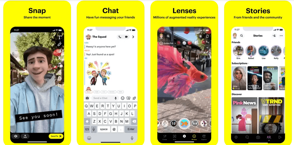 Snapchat app