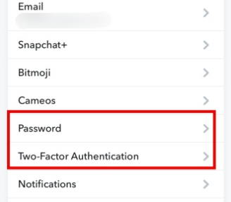 Snapchat profile