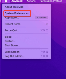 System Preferences