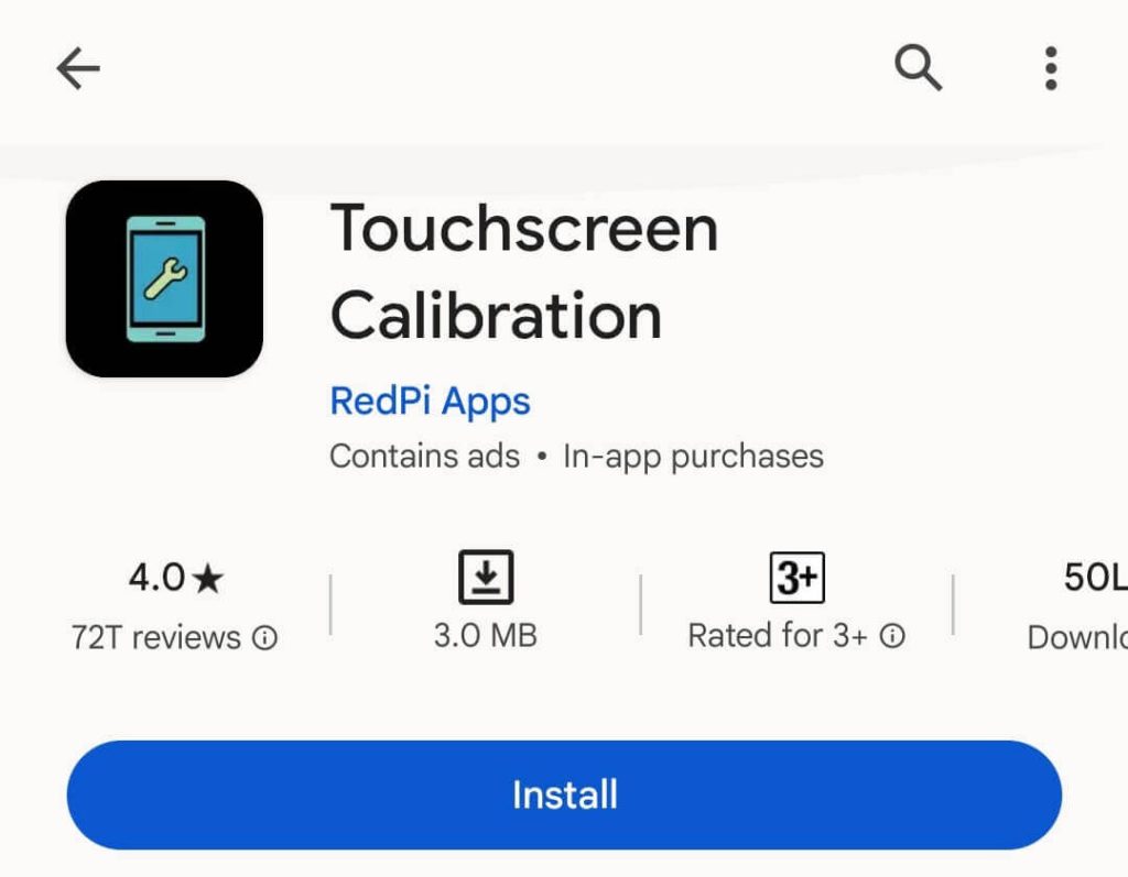 Touchscreen Calibration