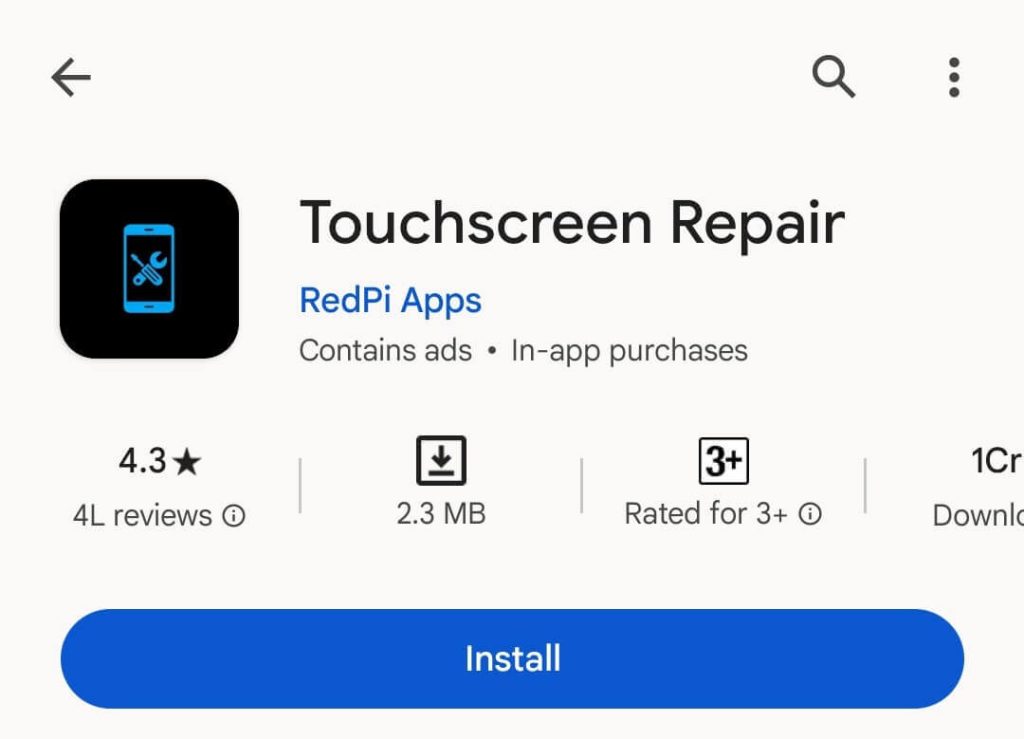 Touchscreen Repair