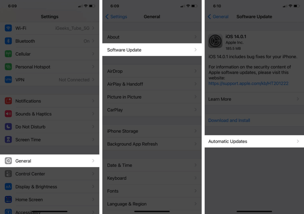Turn Off Automatic App Updates