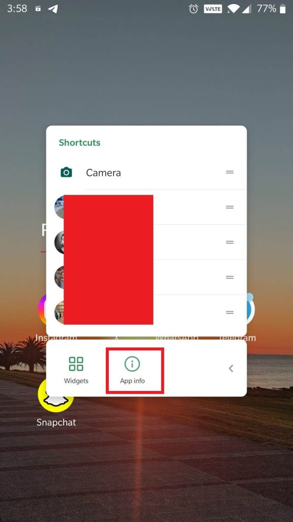 WhatsApp screen sharing