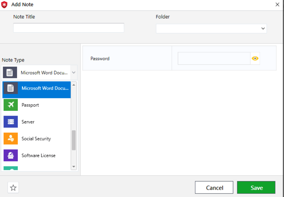 add password in word