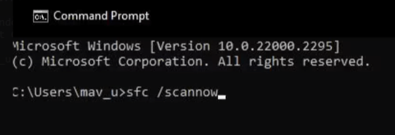 command prompt