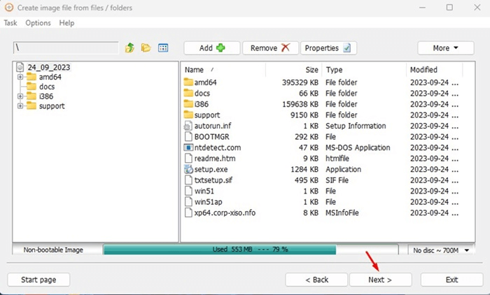 create a bootable ISO