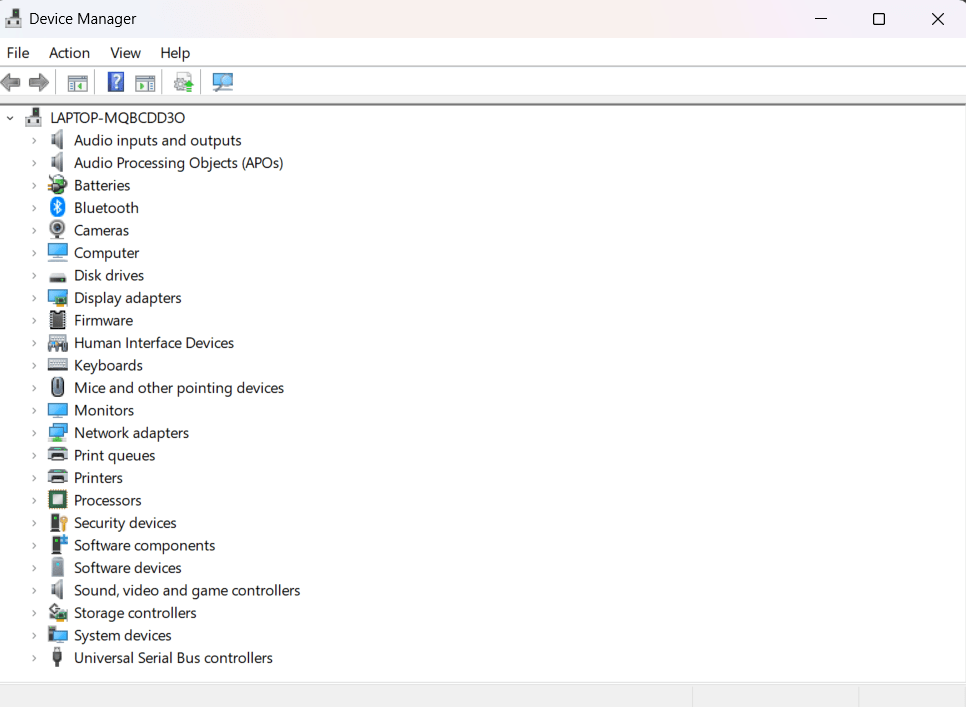 device manager