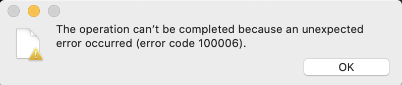error code 100006