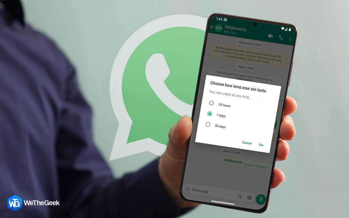 WhatsApp Latest Update: Pinned Messages, Username Picker, and More!