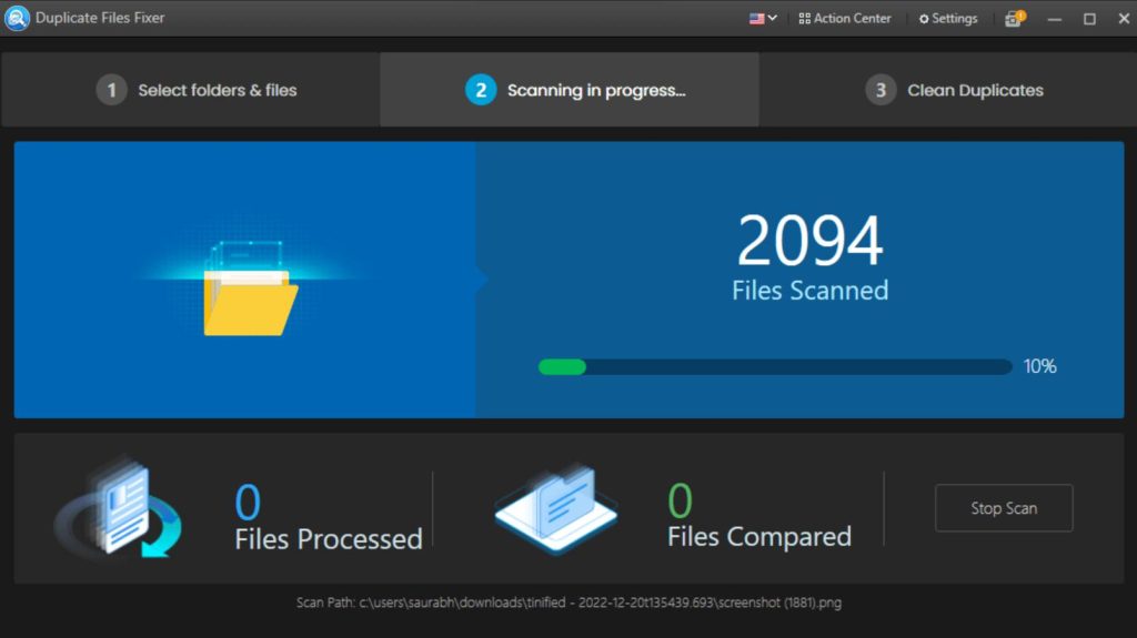 scanning procedure