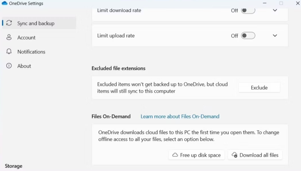 sync and backup