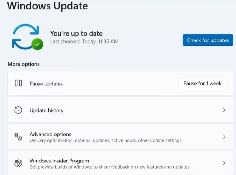 windows update