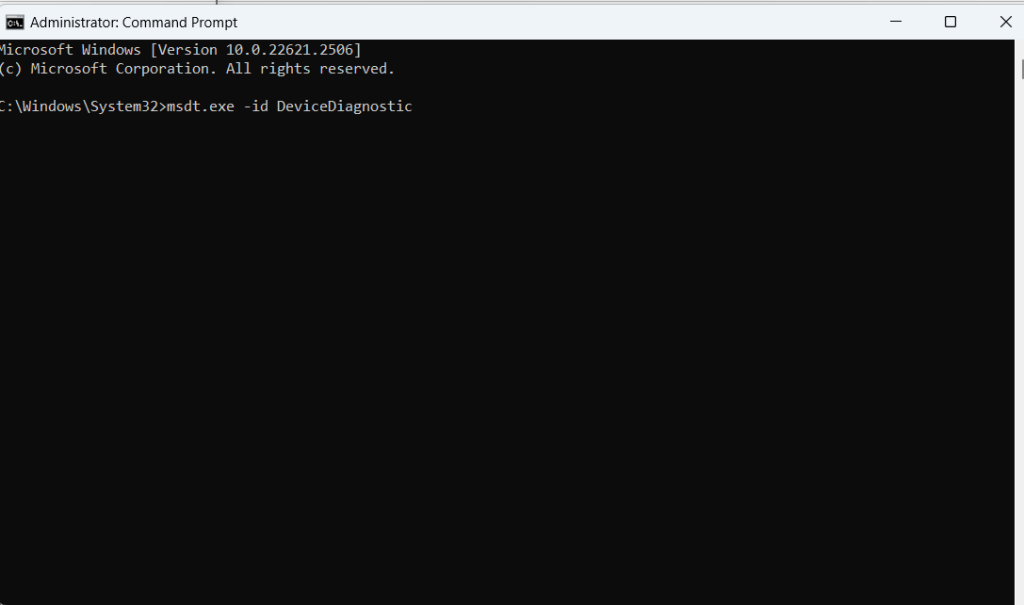 Command prompt