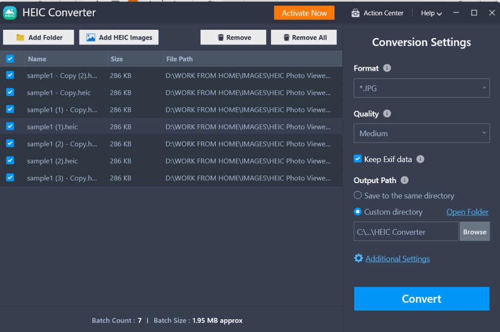 Convert Single or Multiple files