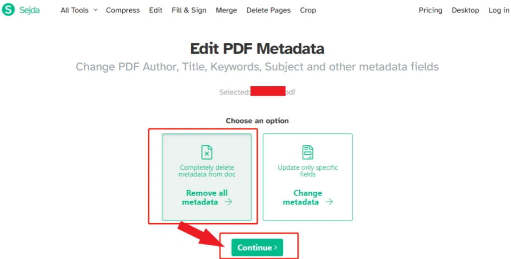 Remove-metadata