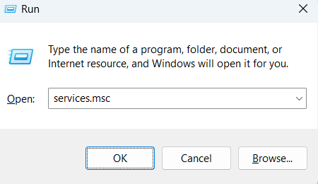 Run program