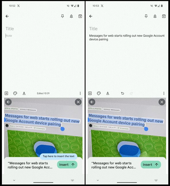 'Scan Text'
