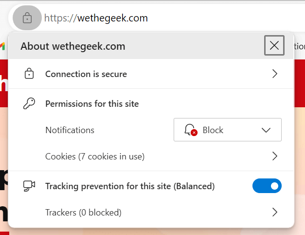 Secure connection