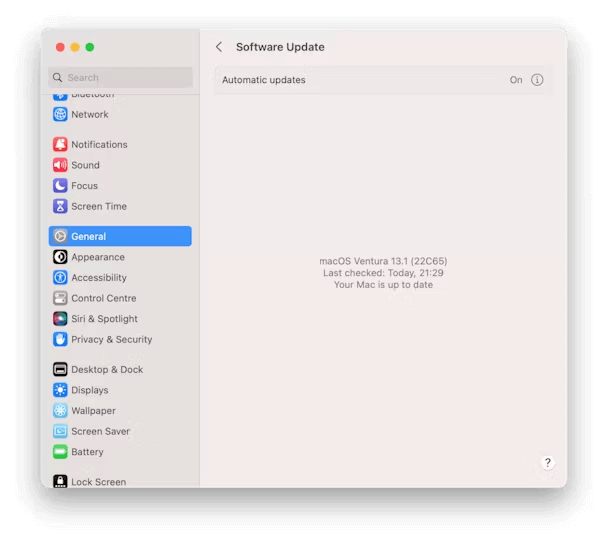 Software update