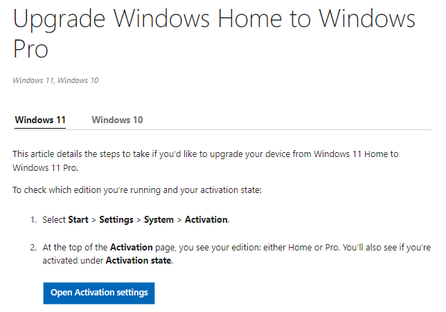 Upgrade Your Windows Edition