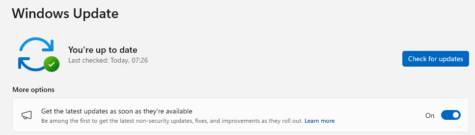Windows Updates