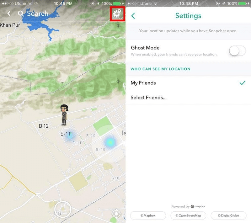 location sharing