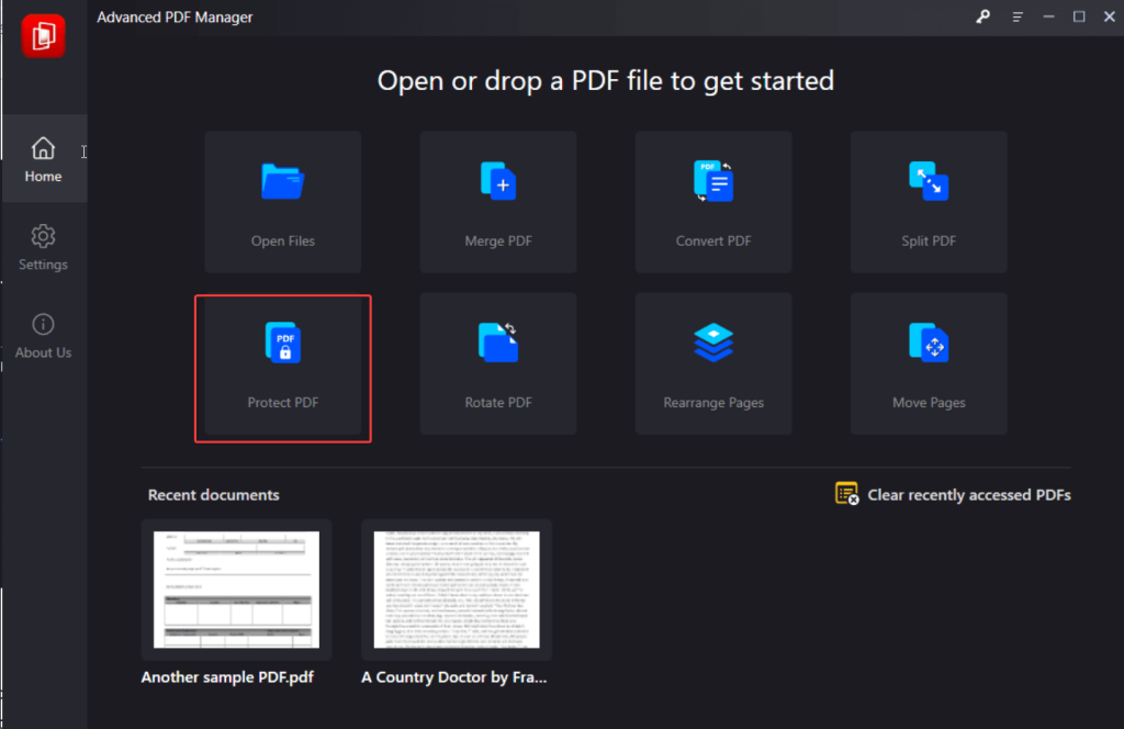 protect pdf