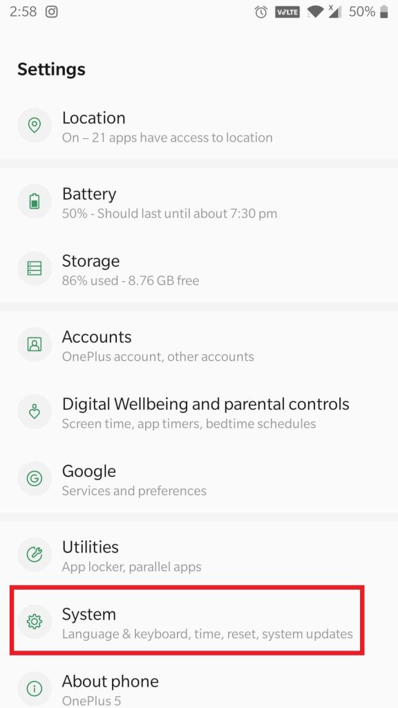 system