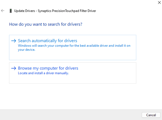 updated driver software